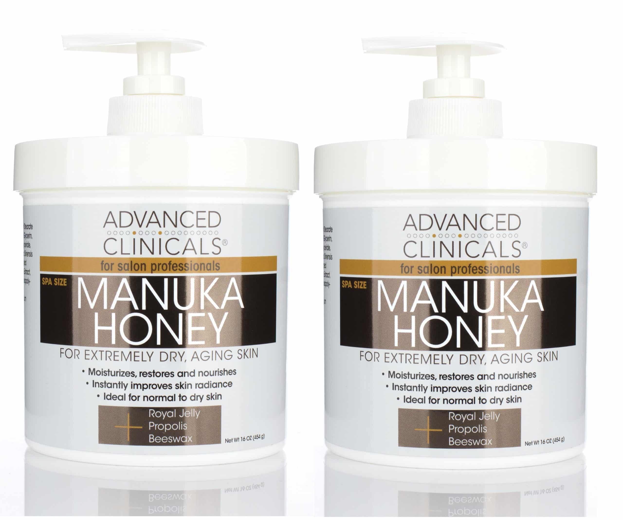 Advanced Clinicals Manuka Honey Cream for Extremely Dry, Aging Skin ...