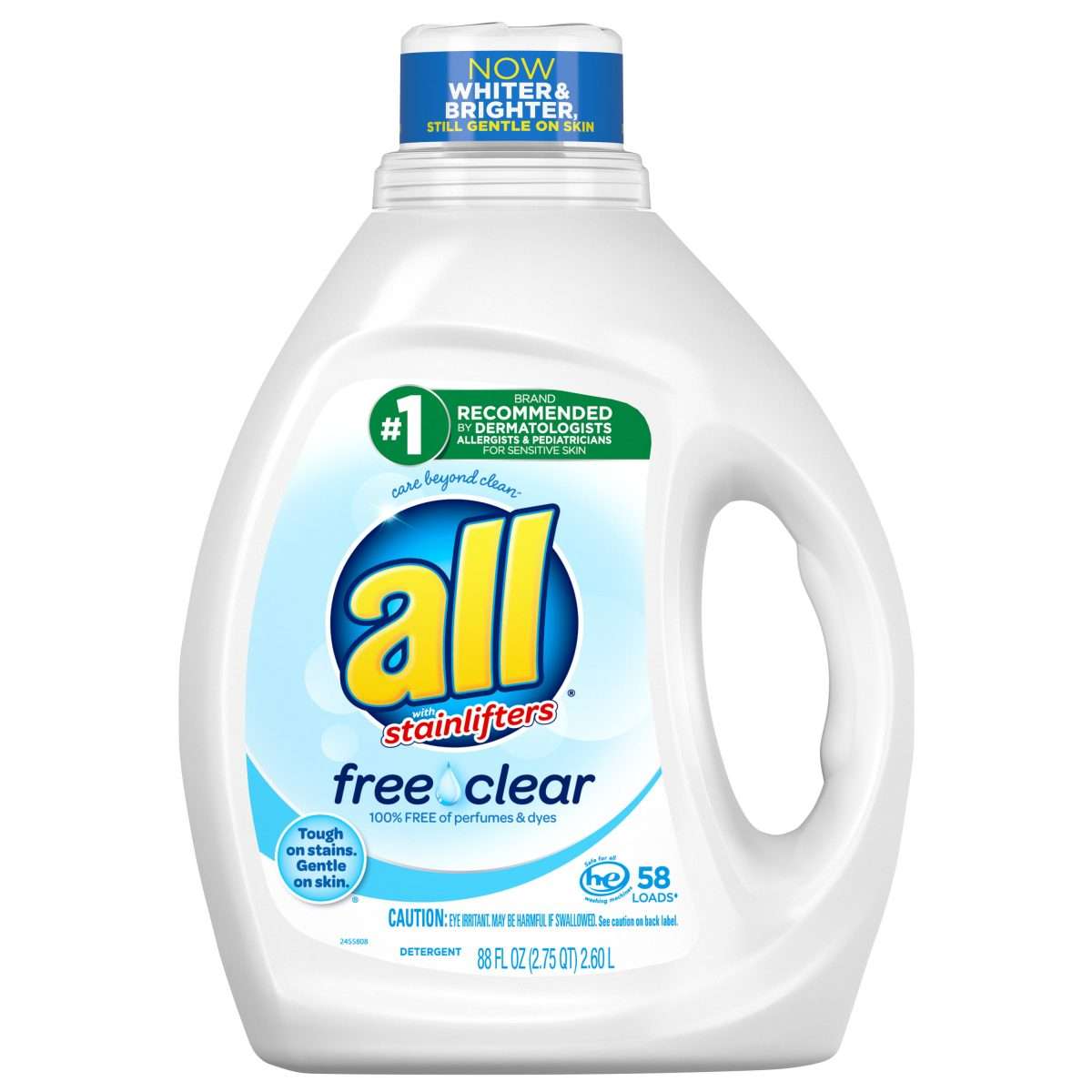 all Stainlifters Free Clear for Sensitive Skin 58 Loads Liquid Laundry ...
