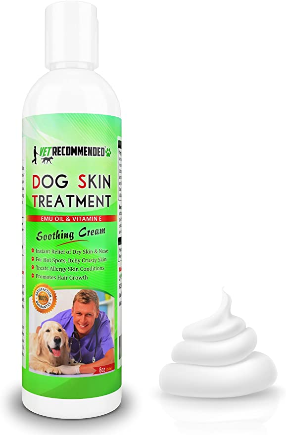Amazon.com : Vet Recommended Dog Dry Skin Cream &  Moisturizer