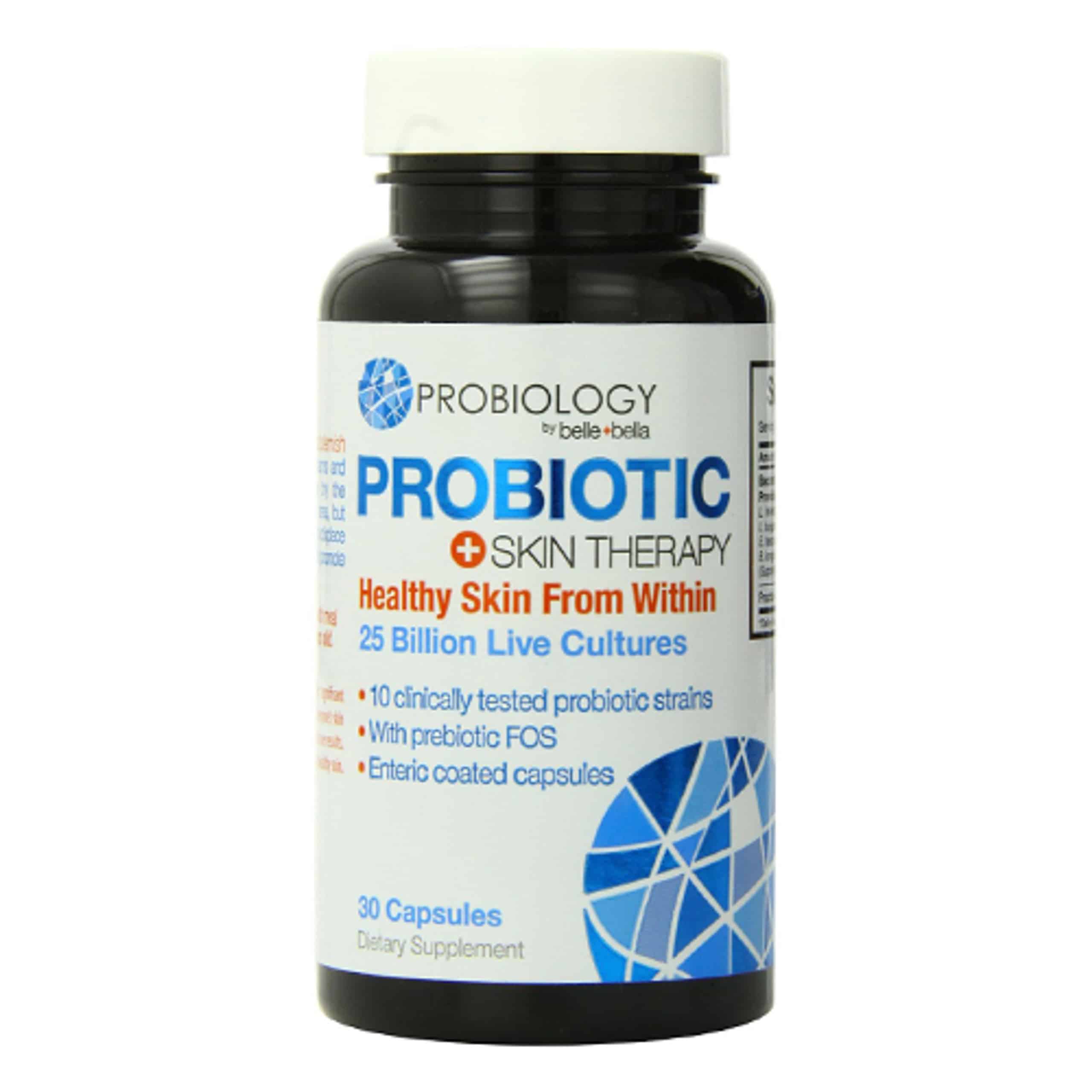 Belle+Bella Probiology Probiotic Skin Therapy Enteric Coated Capsules ...