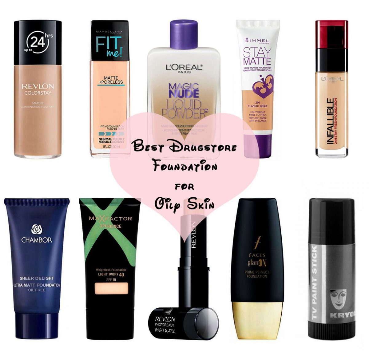Best Drugstore Foundation for Oily Skin in India