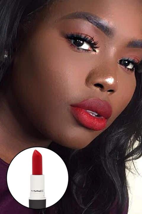 Best Red Lipstick For Dark Skin Mac