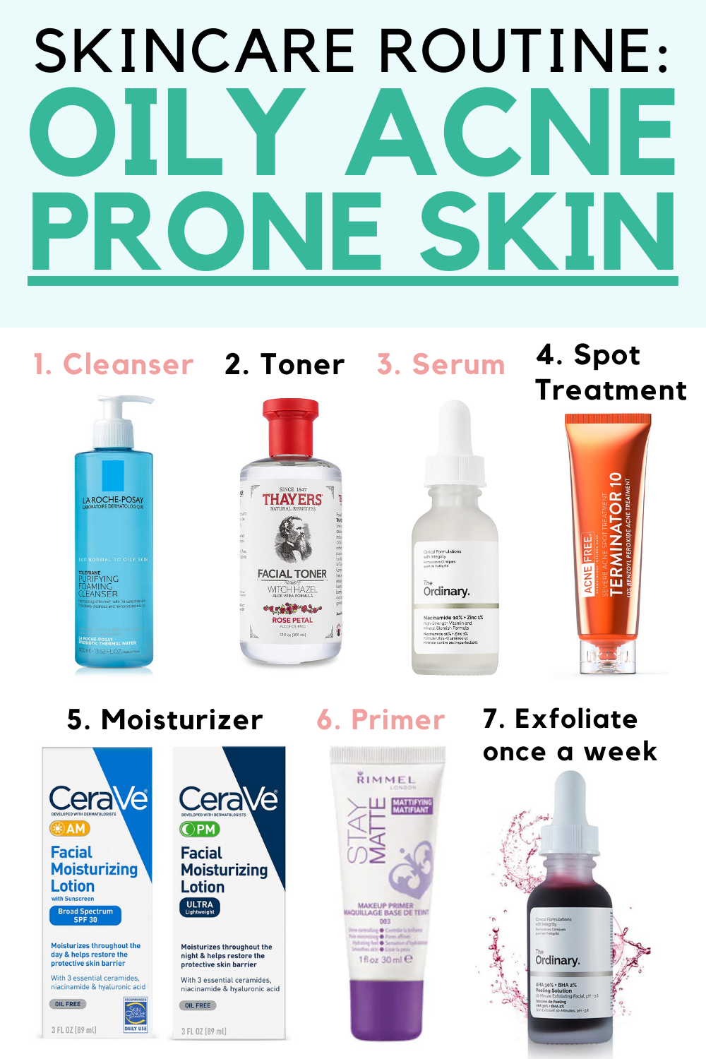 best skincare routine for oily acne prone skin