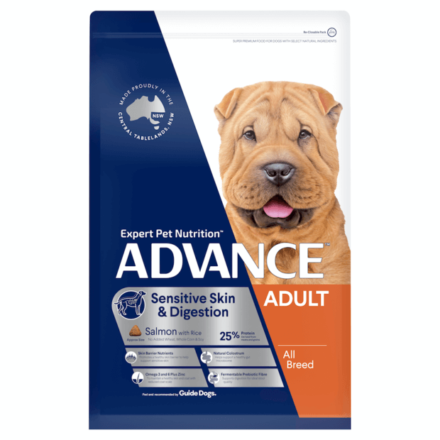 Buy Advance Sensitive Skin And Digestion Adult Dry Dog Food Salmon With ...