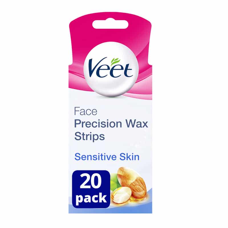 Buy Veet Easy Grip Ready to Use Face Wax Strips for Sensitive Skin