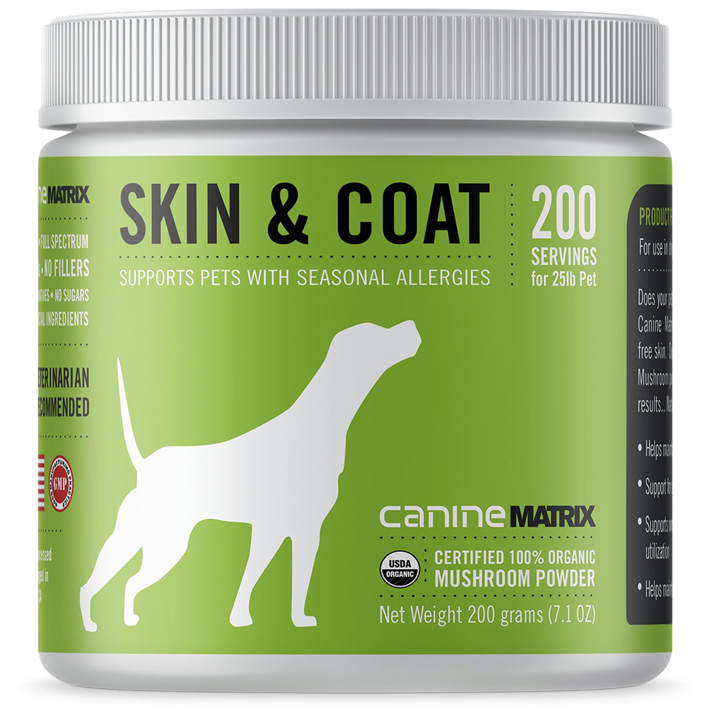 Canine Matrix Skin &  Coat Seasonal Allergies Dog Supplement