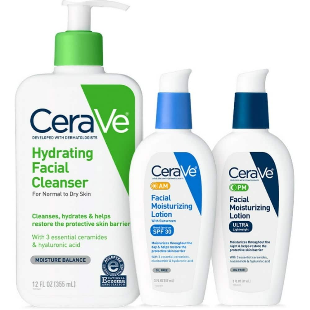 CeraVe Daily Skincare for Dry Skin