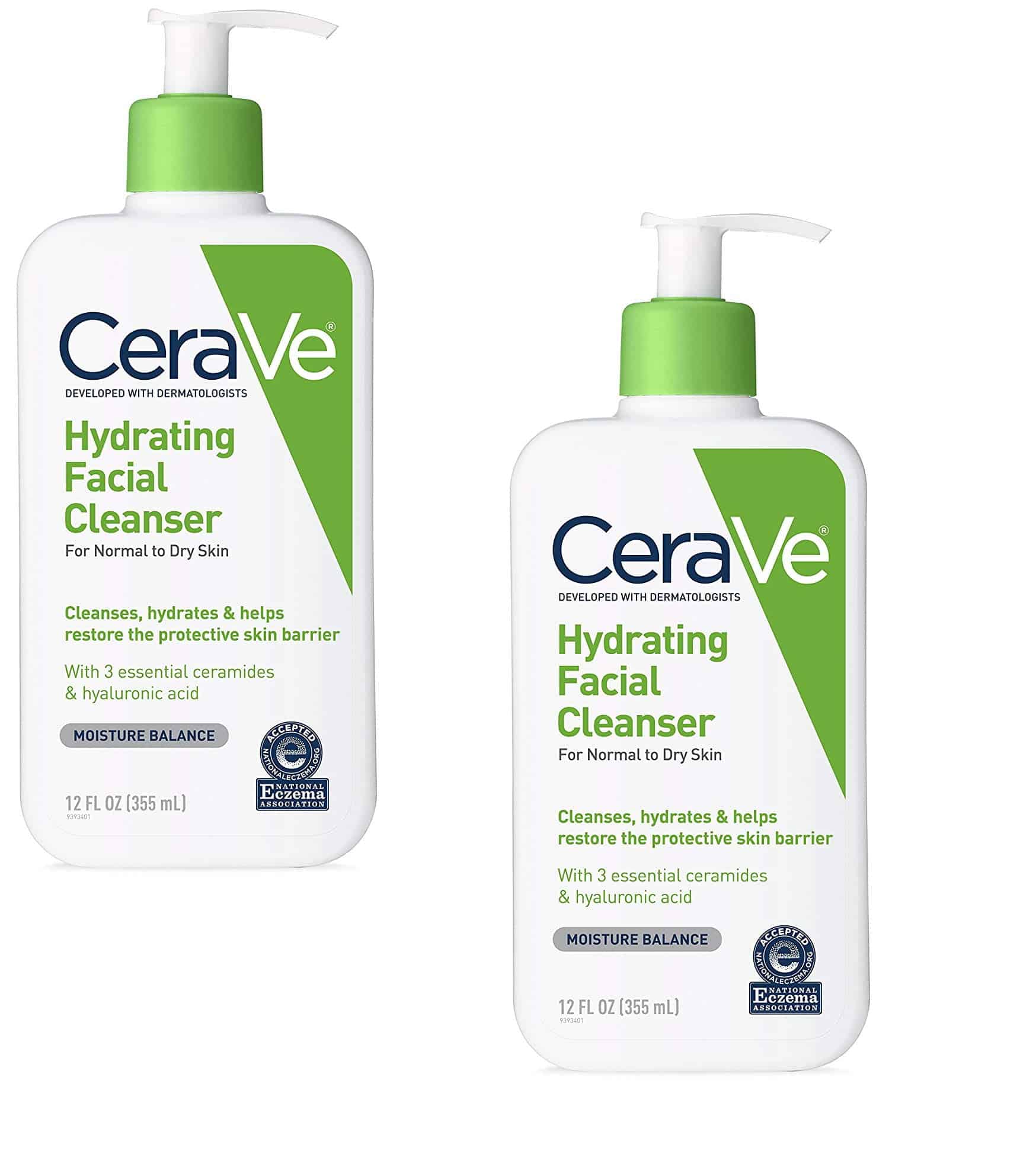 CeraVe Hydrating Facial Cleanser, Daily Face Wash for Normal to Dry ...
