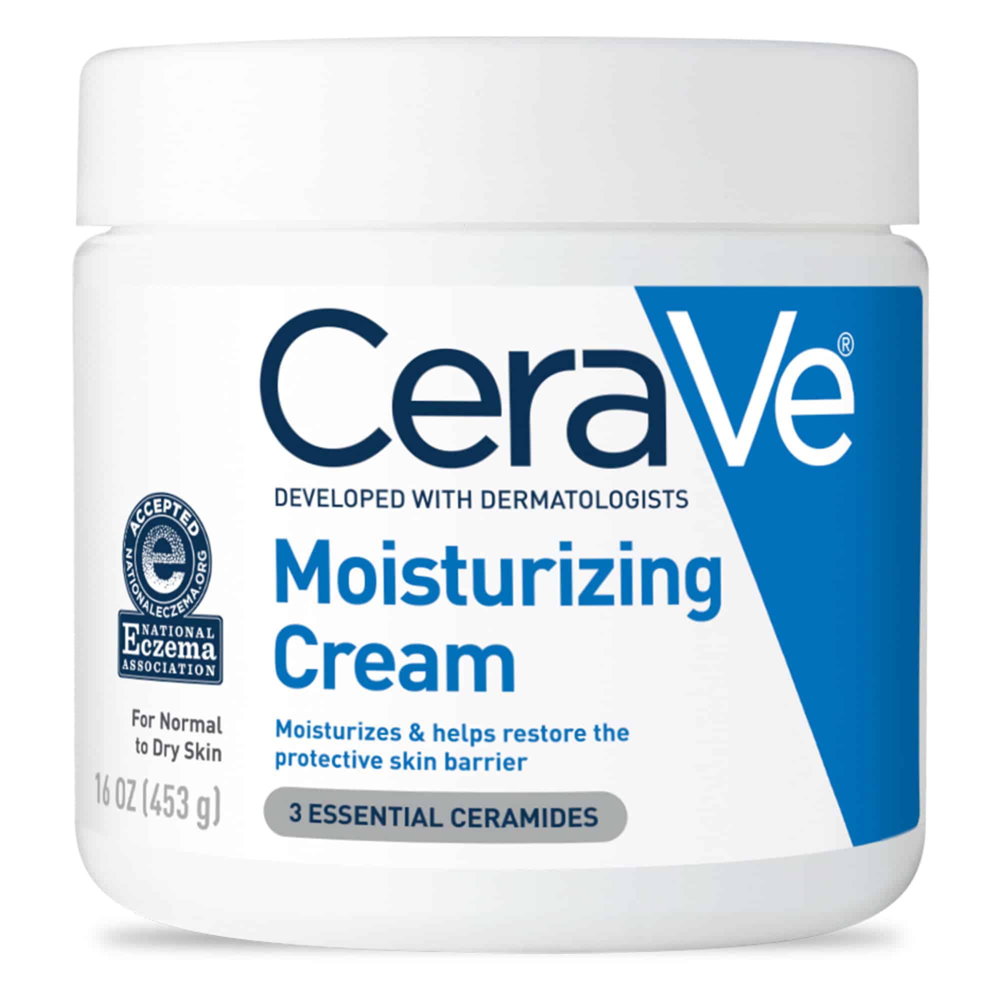 CeraVe Moisturizing Cream, Daily Face and Body Moisturizer for Dry Skin ...