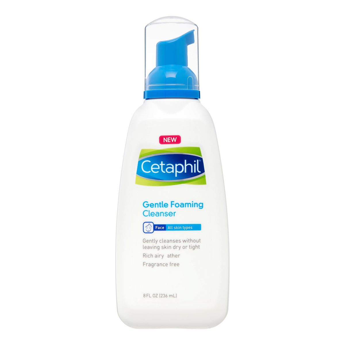 Cetaphil Gentle Foaming Cleanser, Face Wash for Sensitive and All Skin ...
