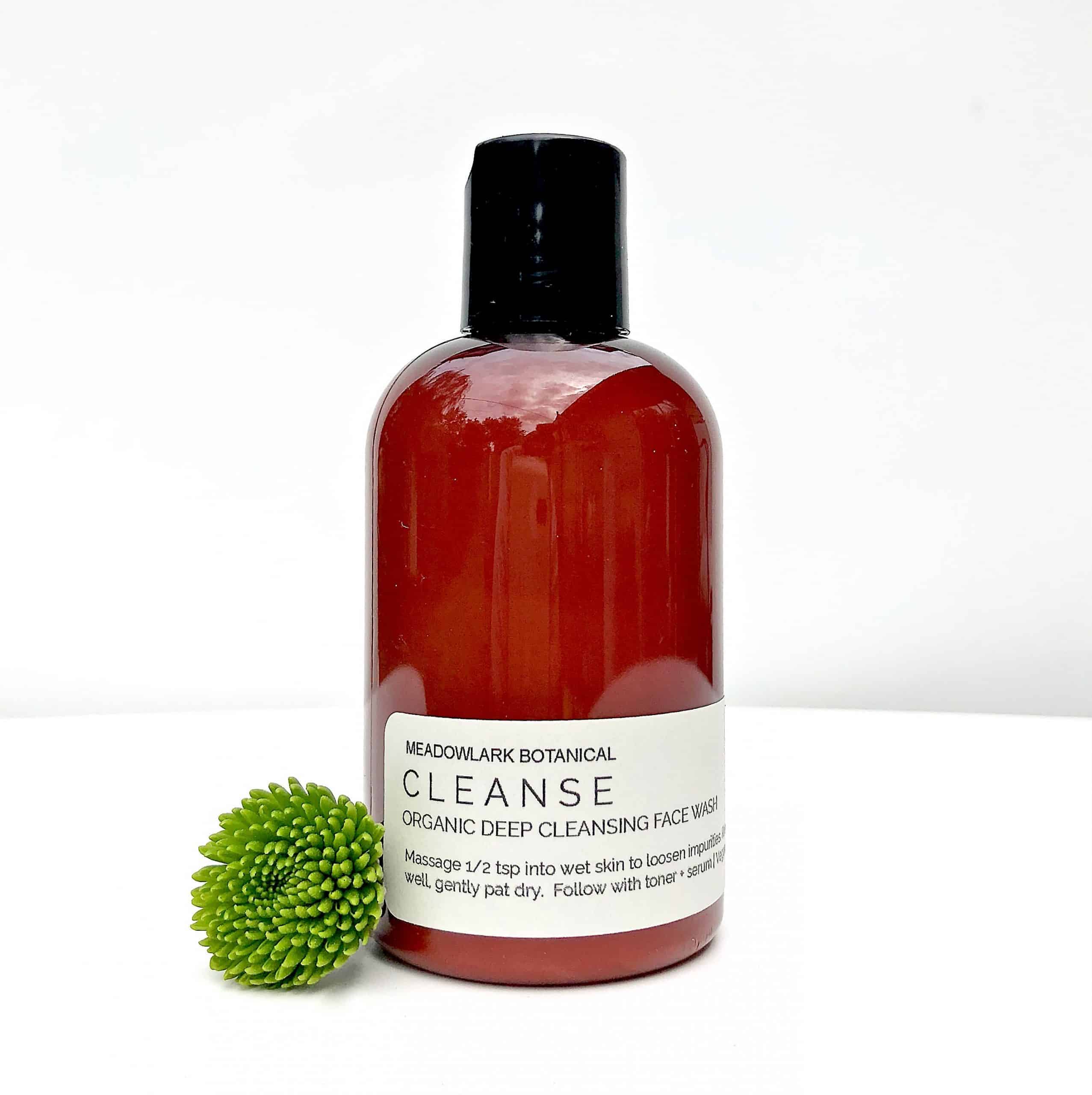 Deep Cleansing Organic Face Wash for Acne and Oily Skin