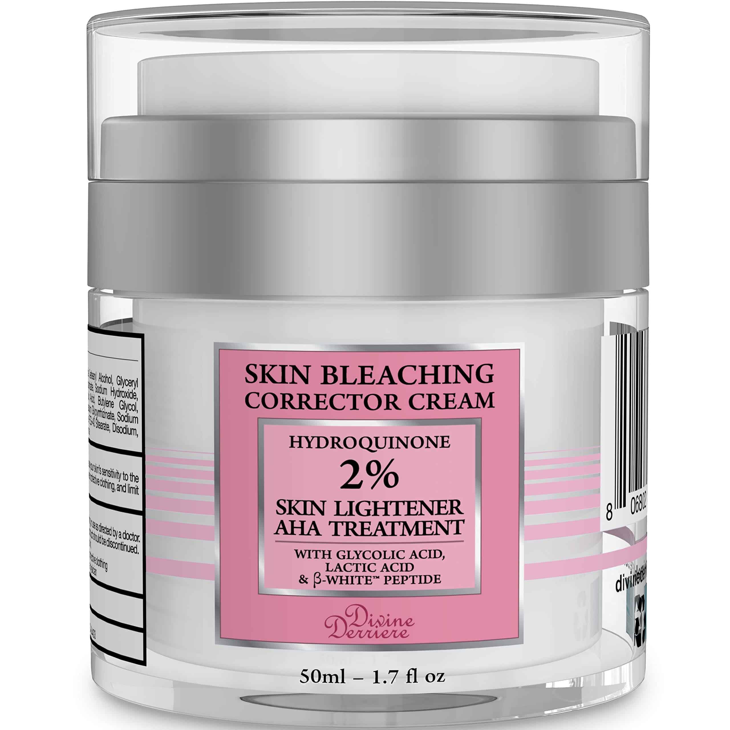Divine Derriere Skin Lightening 2% Hydroquinone Bleaching Cream with 6% ...