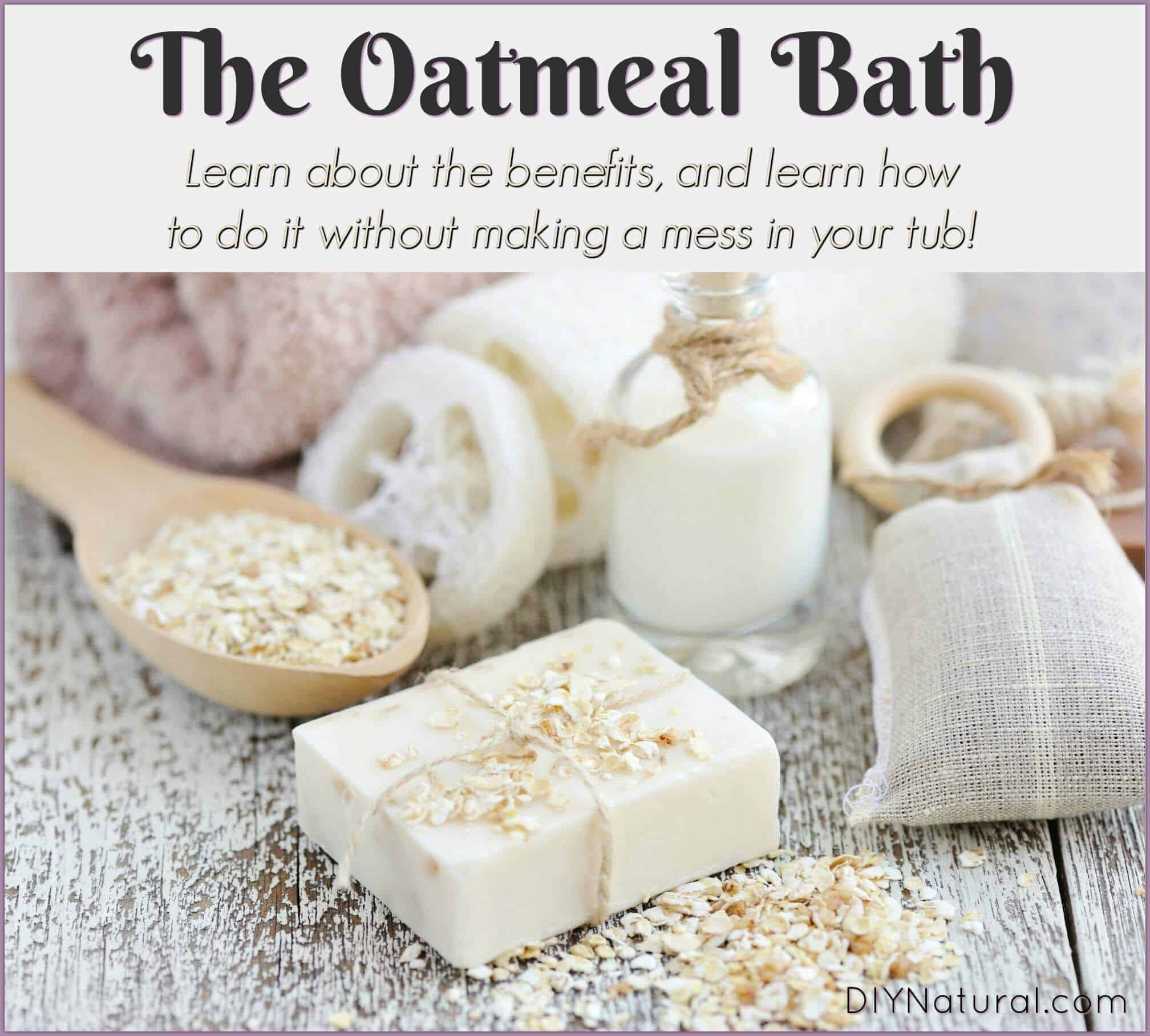 Do you use an oatmeal bath in your house? An oatmeal bath will help ...