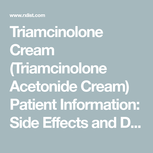 Does Triamcinolone Acetonide Cream Lighten Skin