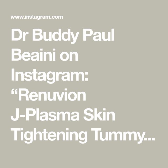 Dr Buddy Paul Beaini on Instagram: Renuvion J