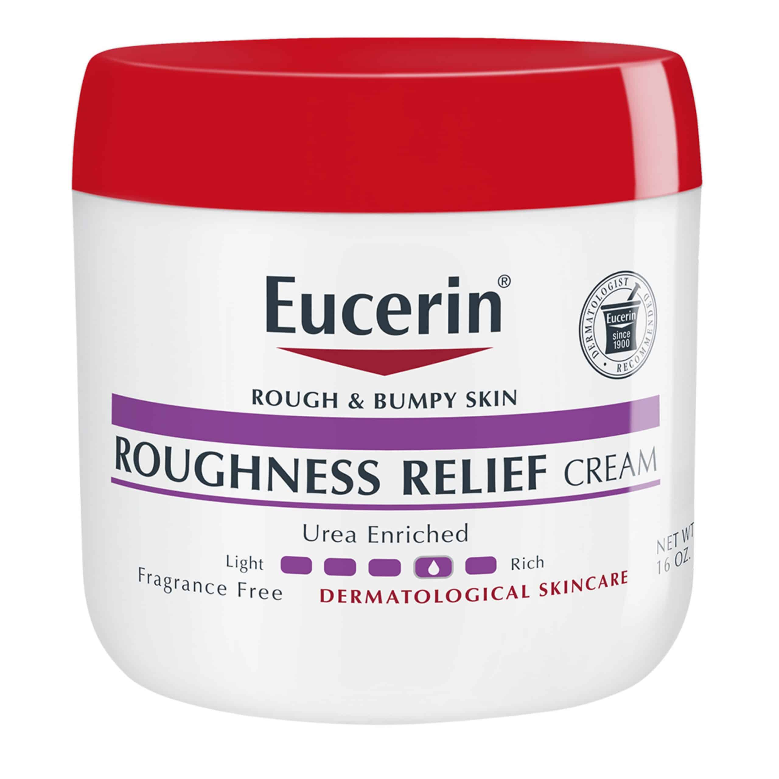 Eucerin Roughness Relief Cream, Body Lotion For Rough and Bumpy Skin ...