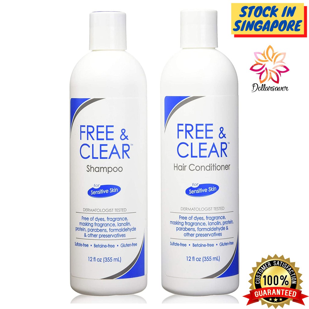 Free &  Clear Shampoo / Conditioner For Sensitive Skin Vanicream 355ml ...