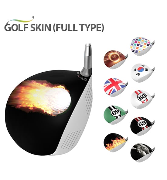 GOLFAMI Golf Skin (Full type) Film Slice &  Hook prevention Club ...