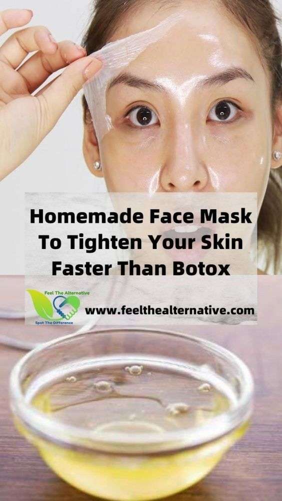 Homemade Face Mask To Tighten Your Skin Faster Than Botox in 2020 ...