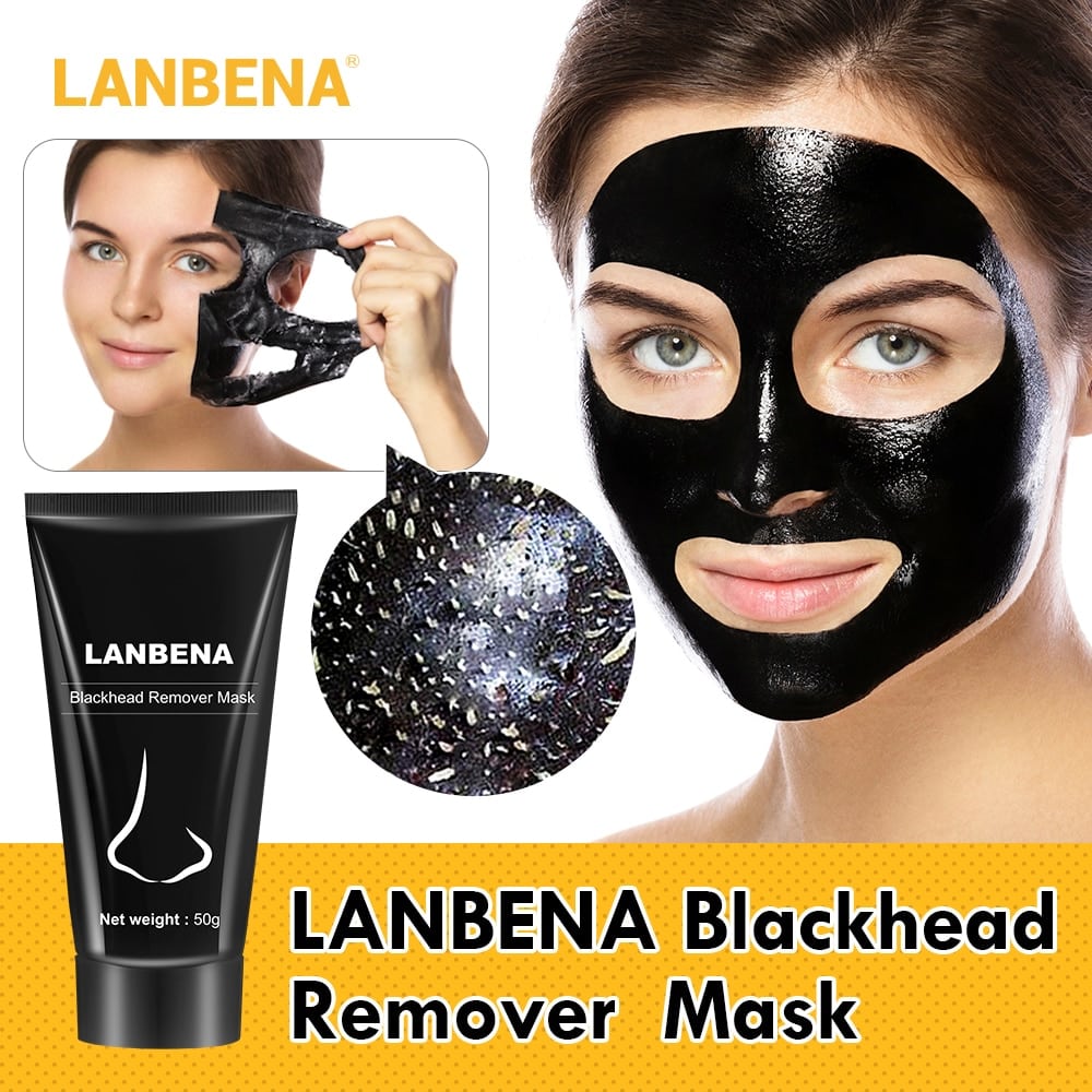 LANBENA Nose Black Mask Face Skin Care Blackhead Remover Acne Treatment ...