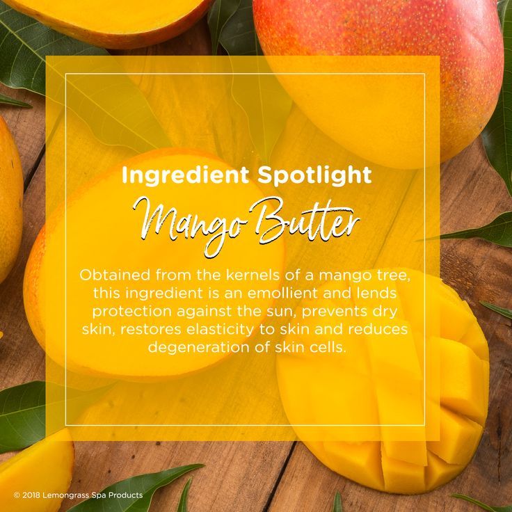 Mango butter benefits for skin