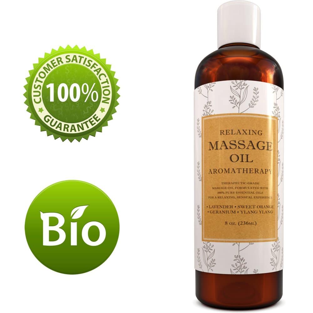 Maple Holistics Relaxing Massage Oil, Aromatherapy + Sensitive Skin ...