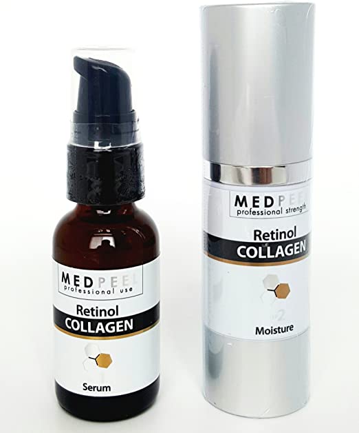 Medpeel Retinol Professional Strength Collagen Serum 1 FL &  Retinol ...