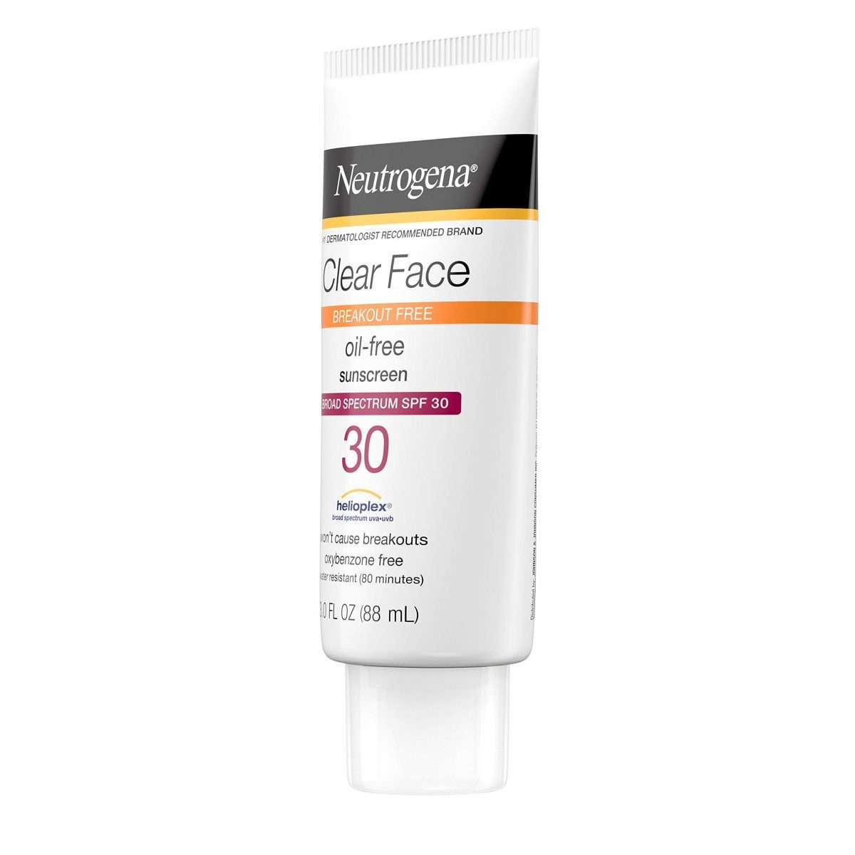 Neutrogena Clear Face Liquid Lotion Sunscreen for Acne