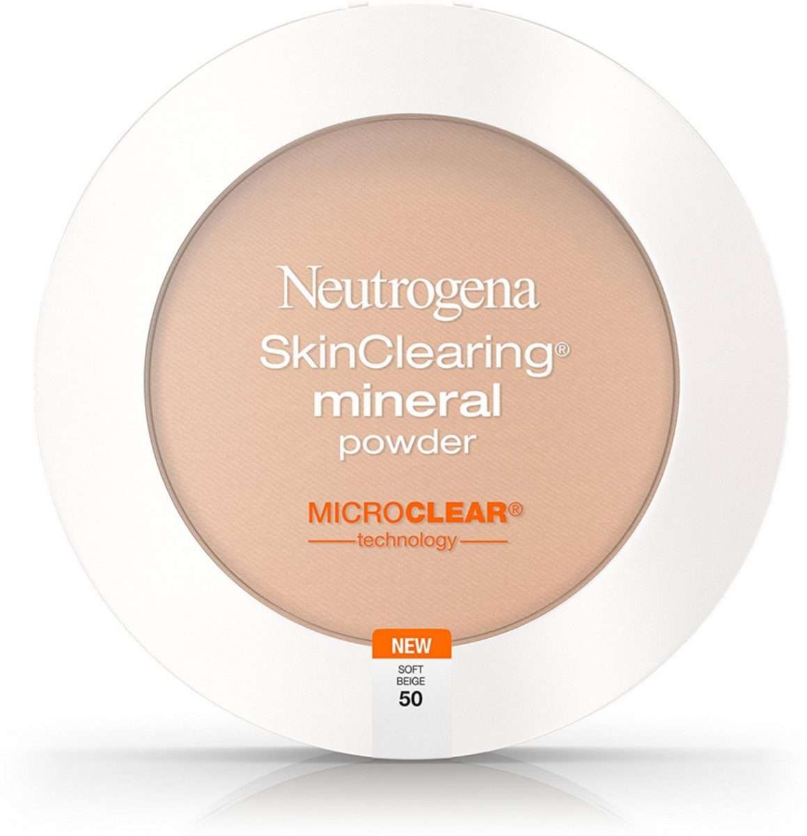 Neutrogena SkinClearing Mineral Powder, Soft Beige [50] 0.38 oz ...