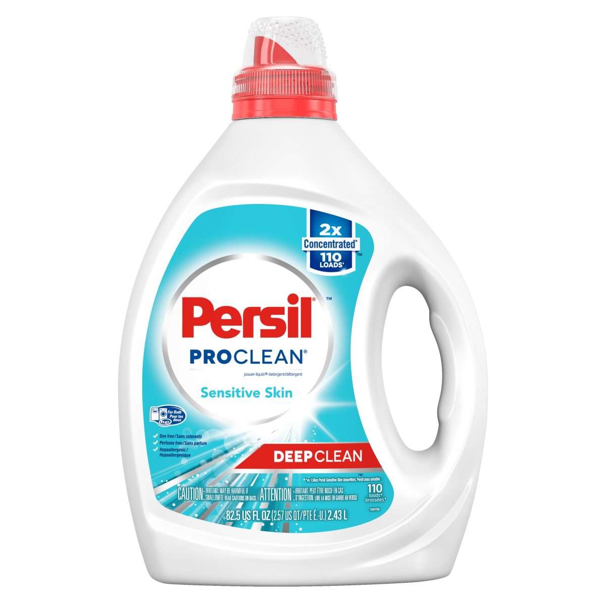 Persil ProClean Liquid Laundry Detergent, Sensitive Skin, 2X ...