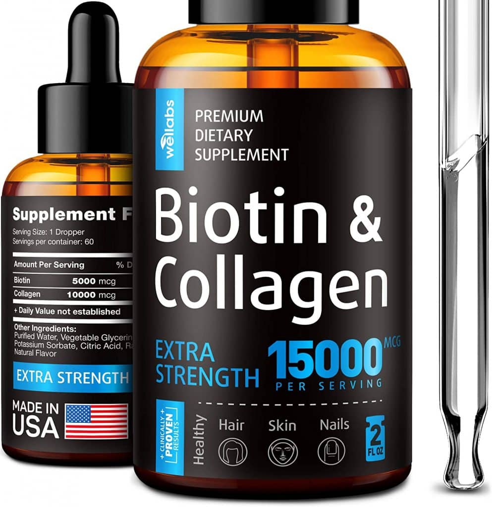 Premium Biotin &  Collagen Hair Growth Drops
