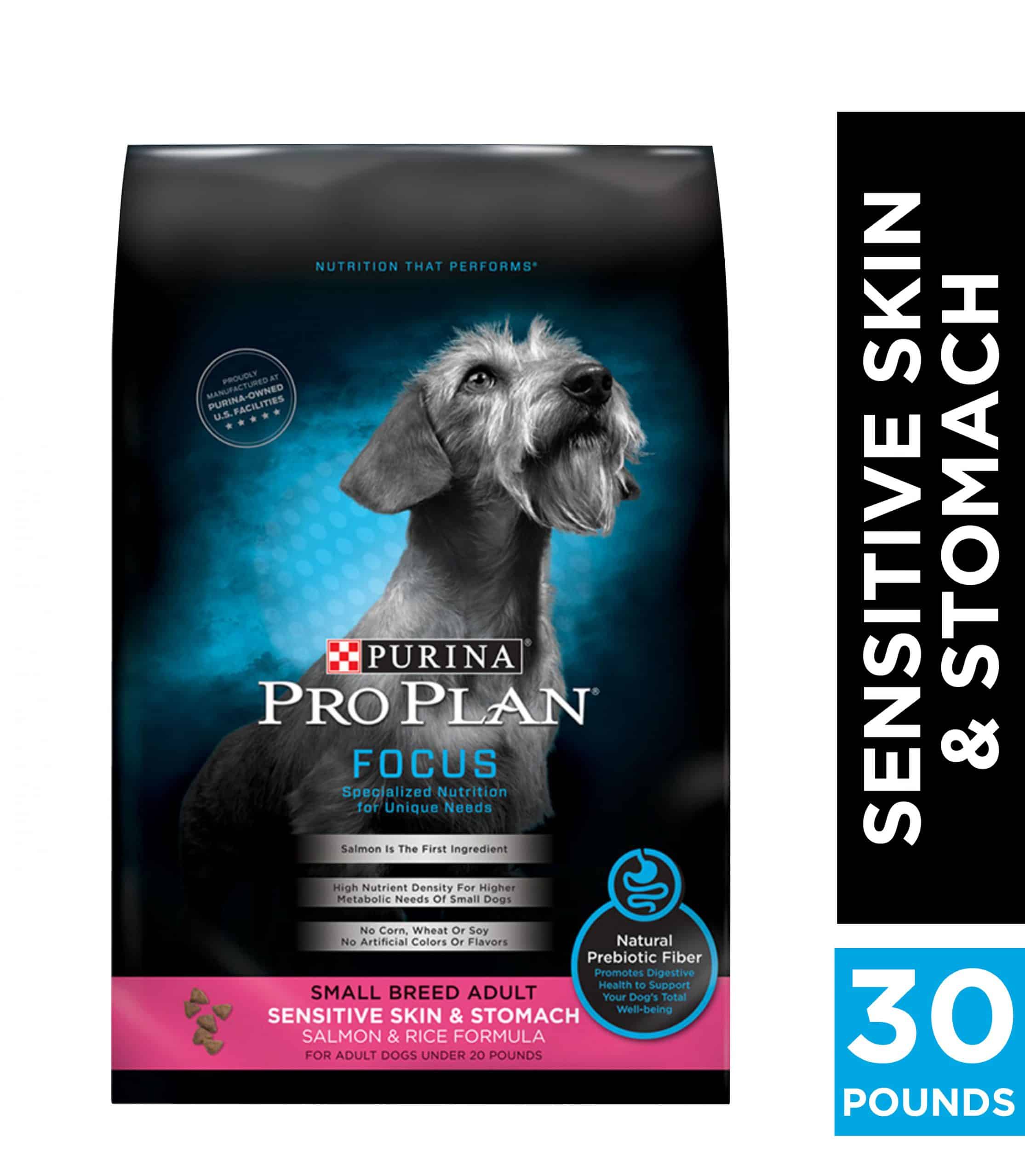 Purina Pro Plan Sensitive Stomach Small Breed Dry Dog Food, FOCUS ...