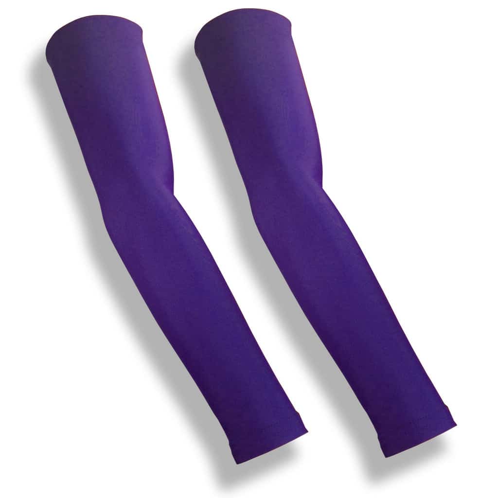 Purple Protective Arm Sleeves for Thin Skin