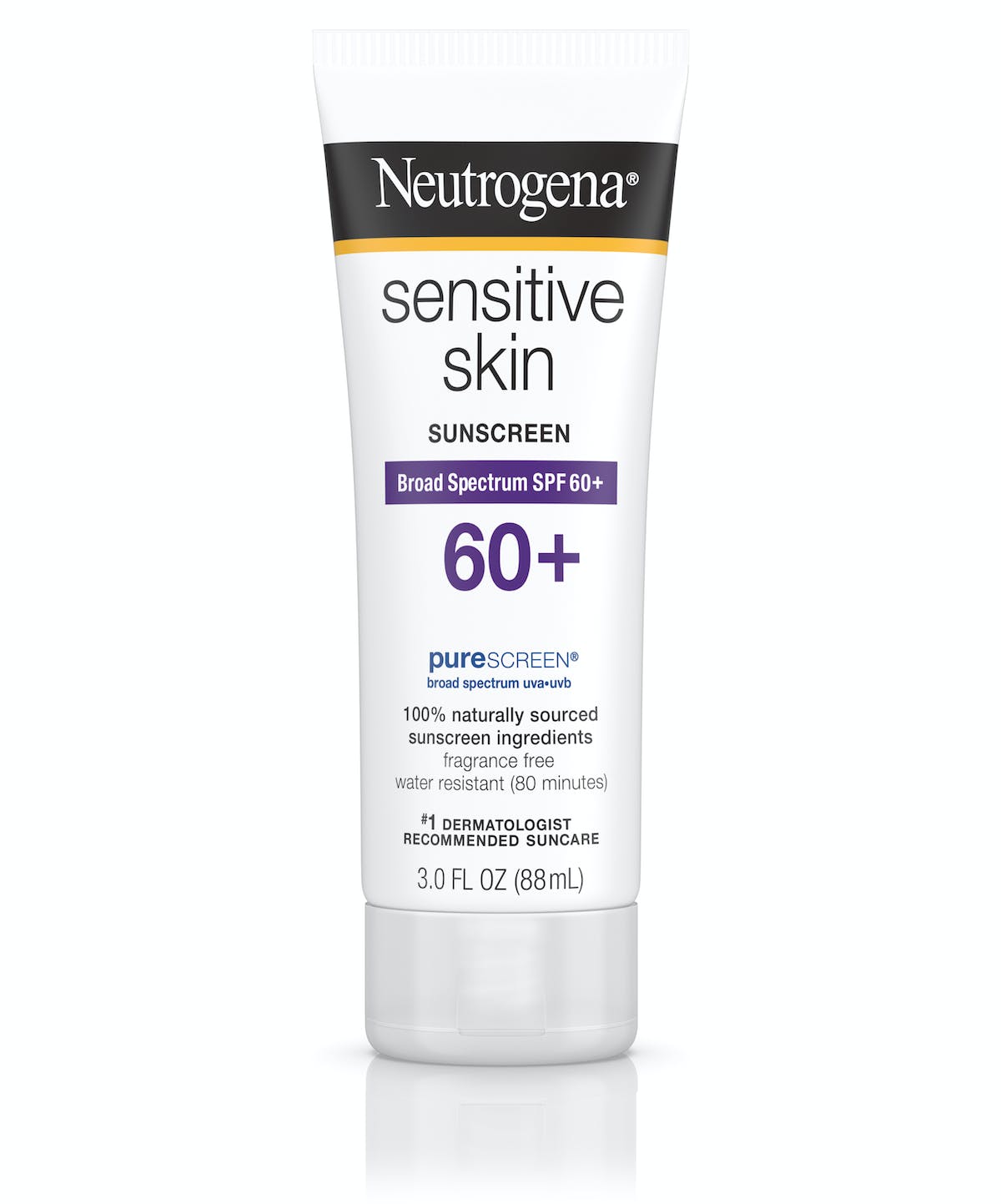 Sensitive Skin Sunscreen Lotion Oxybenzone Free Broad Spectrum SPF 60 ...