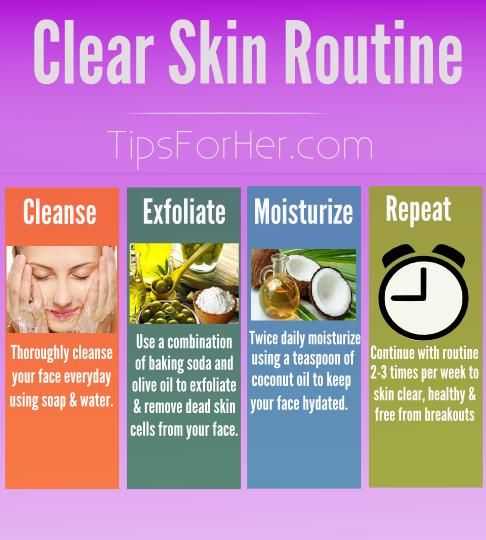 Simple routine to keep your skin clear, hydrated and help to prevent ...