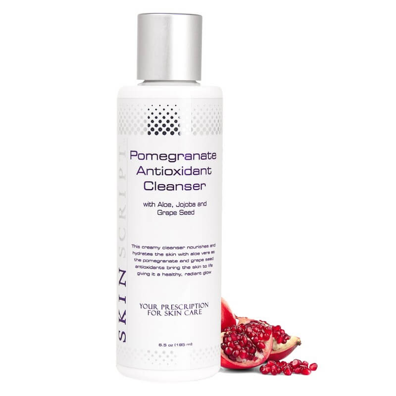 Skin Script Pomegranate Antioxidant facial cleanser