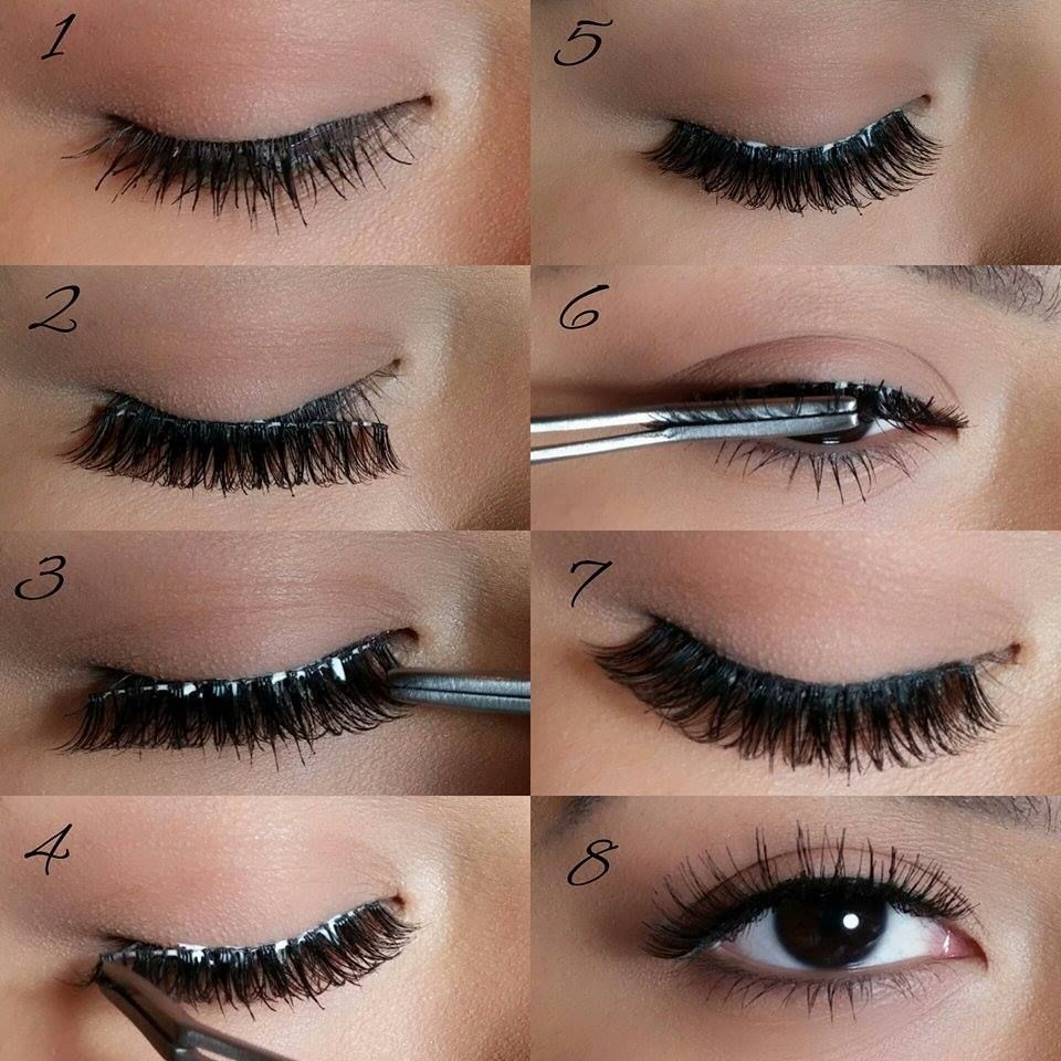 Step by Step: How to Apply Individual Flare Lashes! #EyeLashesDrawing ...