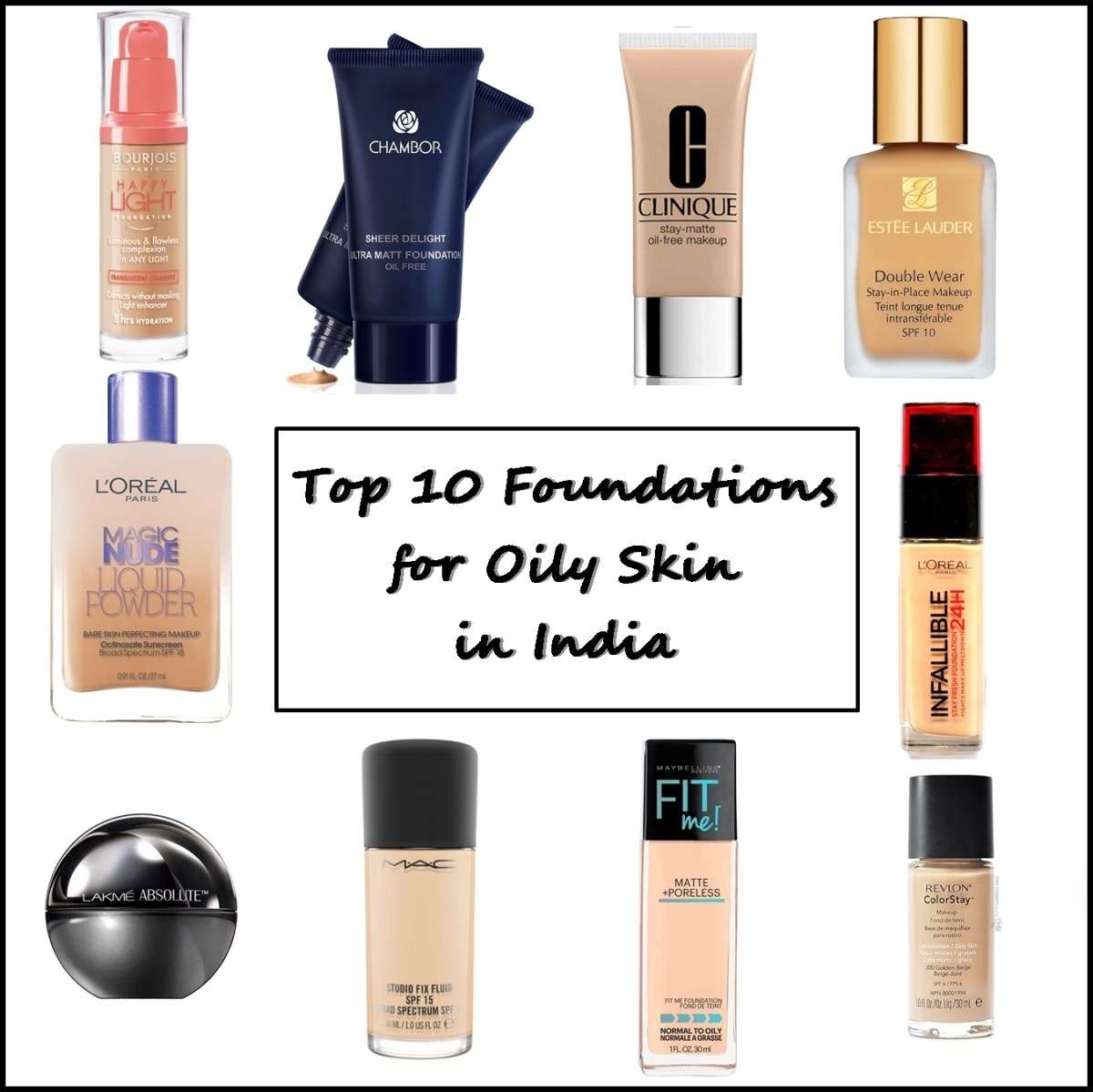 Top 10 Foundations for Oily Skin in India, Prices, Buy Online