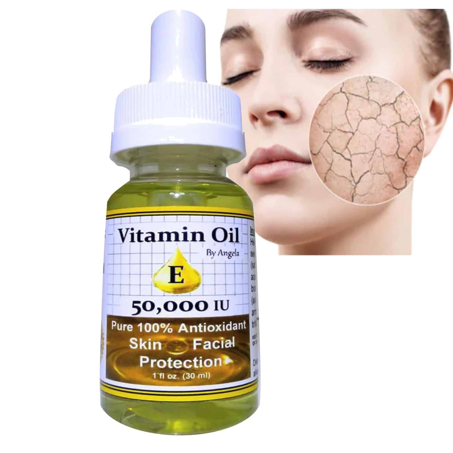 Vitamin E 50000 IU Oil Pure Organic the Best Moisturizer Skin
