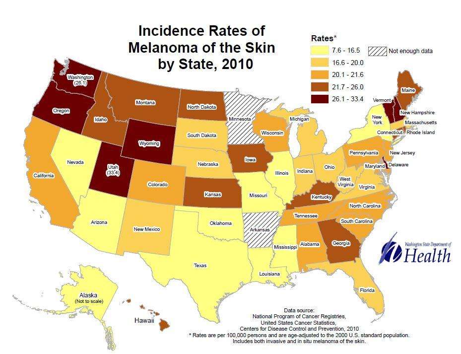 Whatâs The Skin Cancer Rate In Your County?